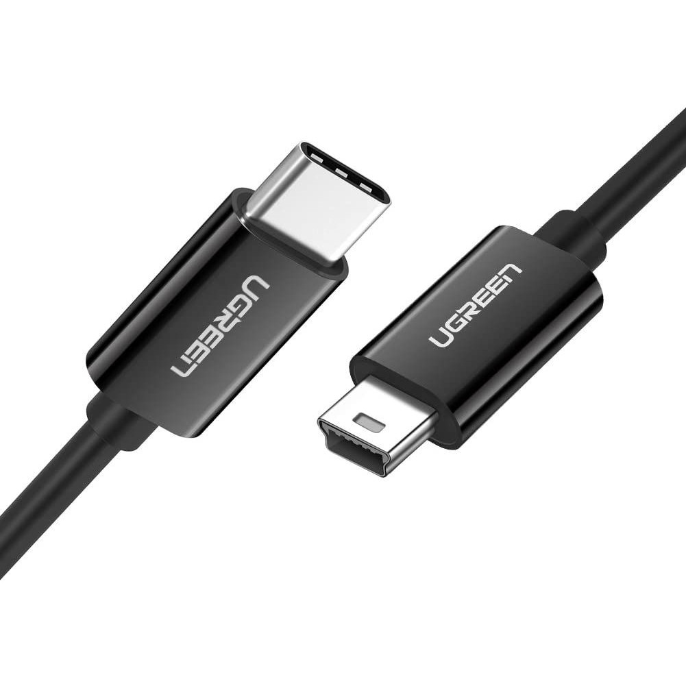 Cáp USB type C ra Mini USB 1M màu đen Ugreen 242TYC50445US Hàng chính hãng