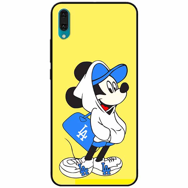 Ốp lưng dành cho Huawei Y7 Pro 2019 mẫu Chú Chuột Đeo Túi