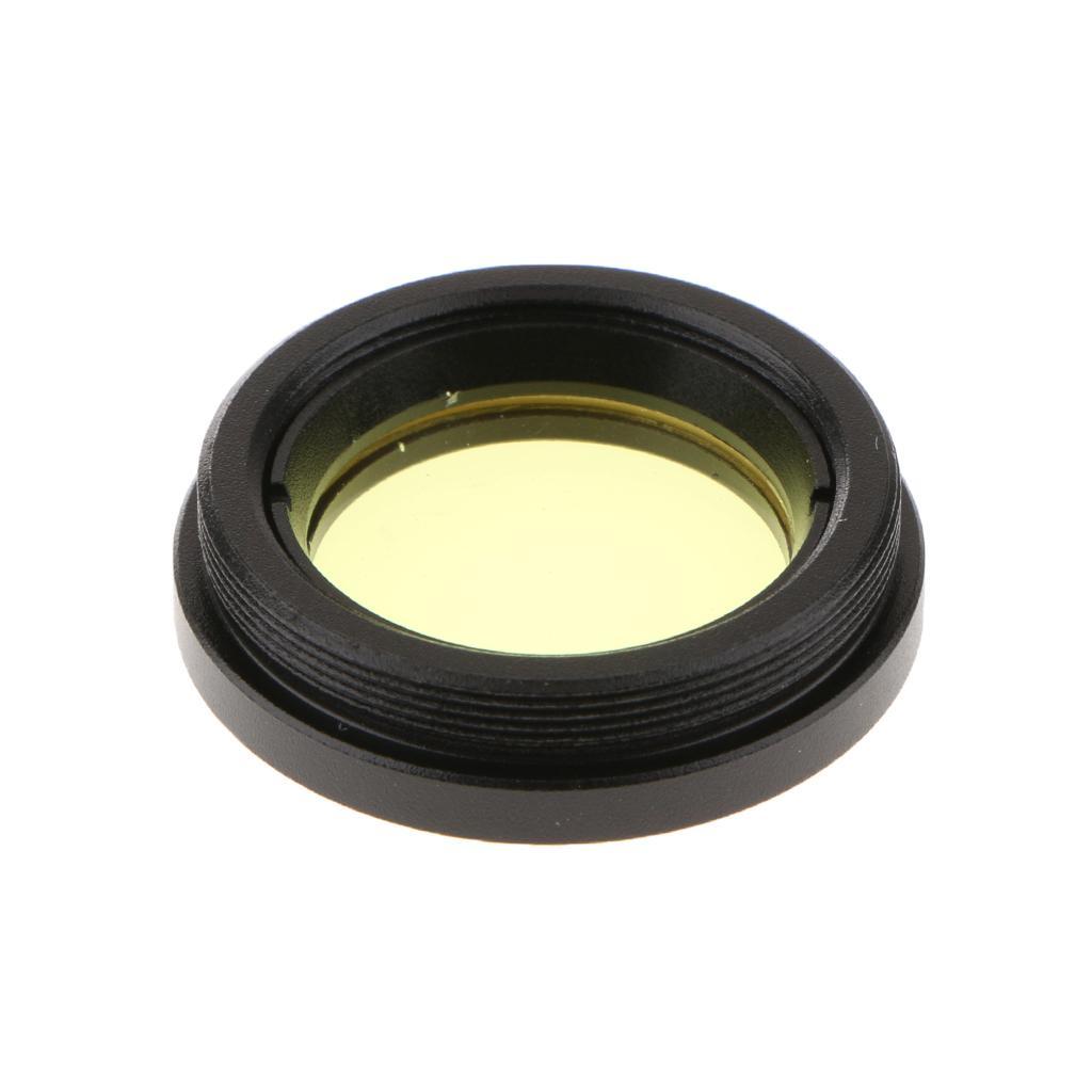 Telescope Eyepiece 1.25" Barlow Lens 3X & Moon Color Filter Yellow Universal