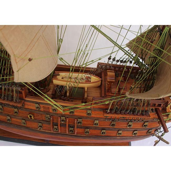 Thuyền buồm gỗ Royal Louis 109cm Thuận buồm xuôi gió