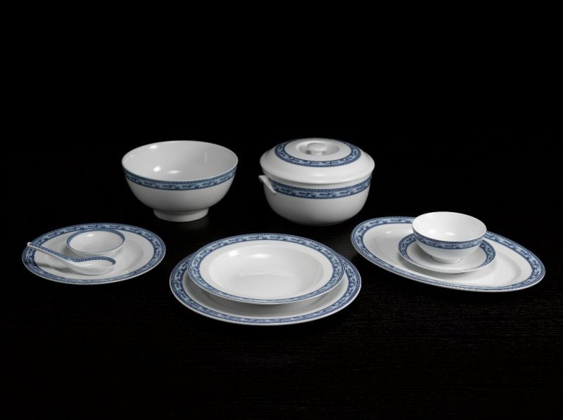 Dĩa súp 17 cm – Jasmine – Chim Lạc - Gốm sứ cao cấp Minh Long 1