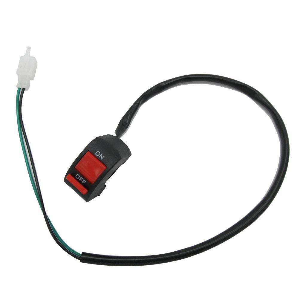 2pcs Kill Switch For Scooter ATV Dirt For 50cc Motorcycle