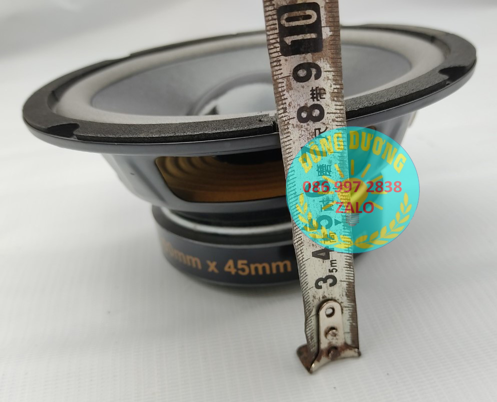 LOA BASS 16 HỒNG KÌ MÀNG ĐEN COIL 31MM - GIÁ 1 CÁI