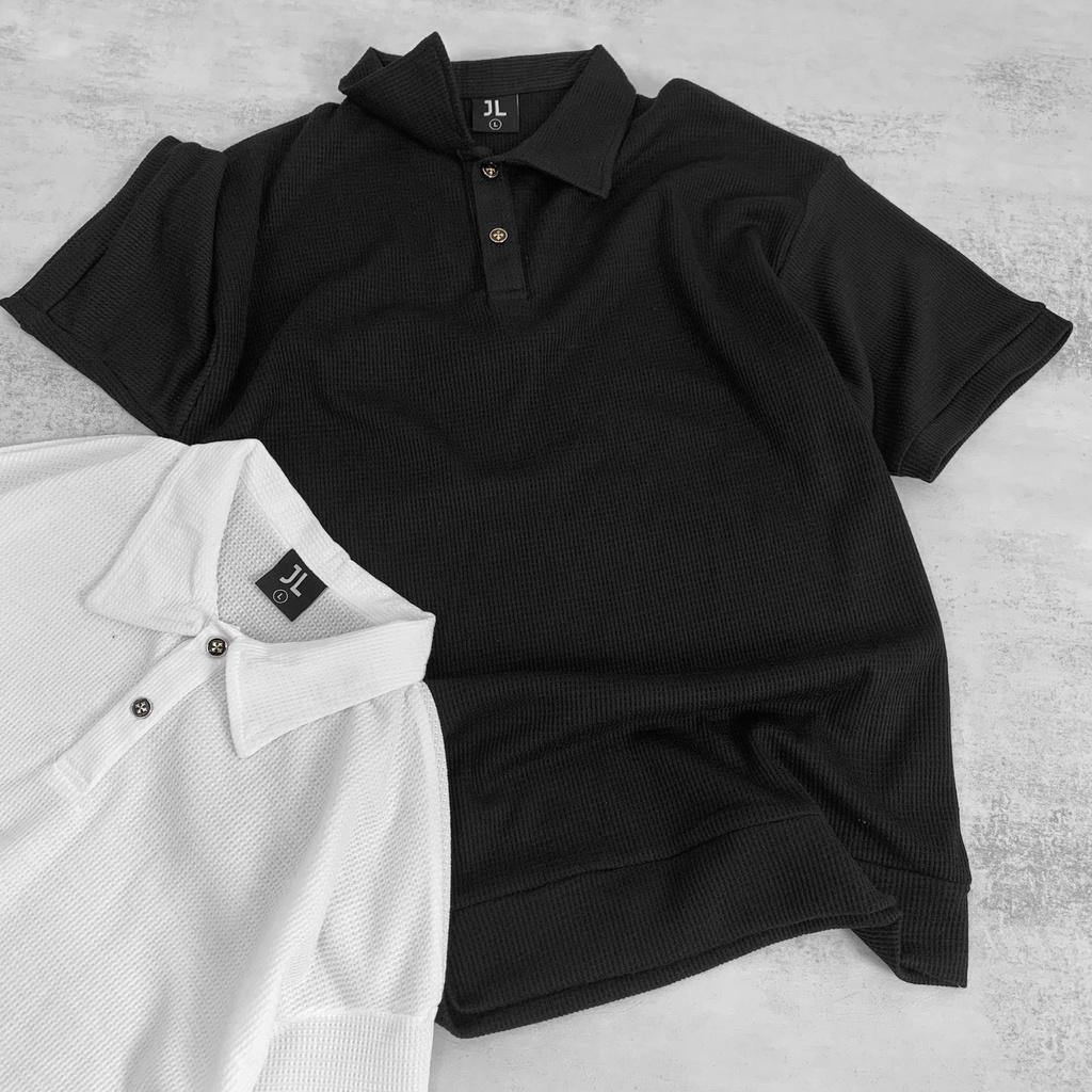 Áo Polo Oversize Jack Lane Wave, Áo thun có cổ form rộng unisex, Local Brand JACK LANE