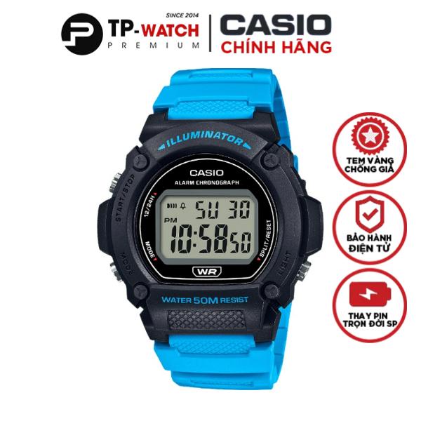 Đồng Hồ Nam Dây Nhựa Casio Standard W-219H-2A2 Chính Hãng - W-219H-2A2VDF