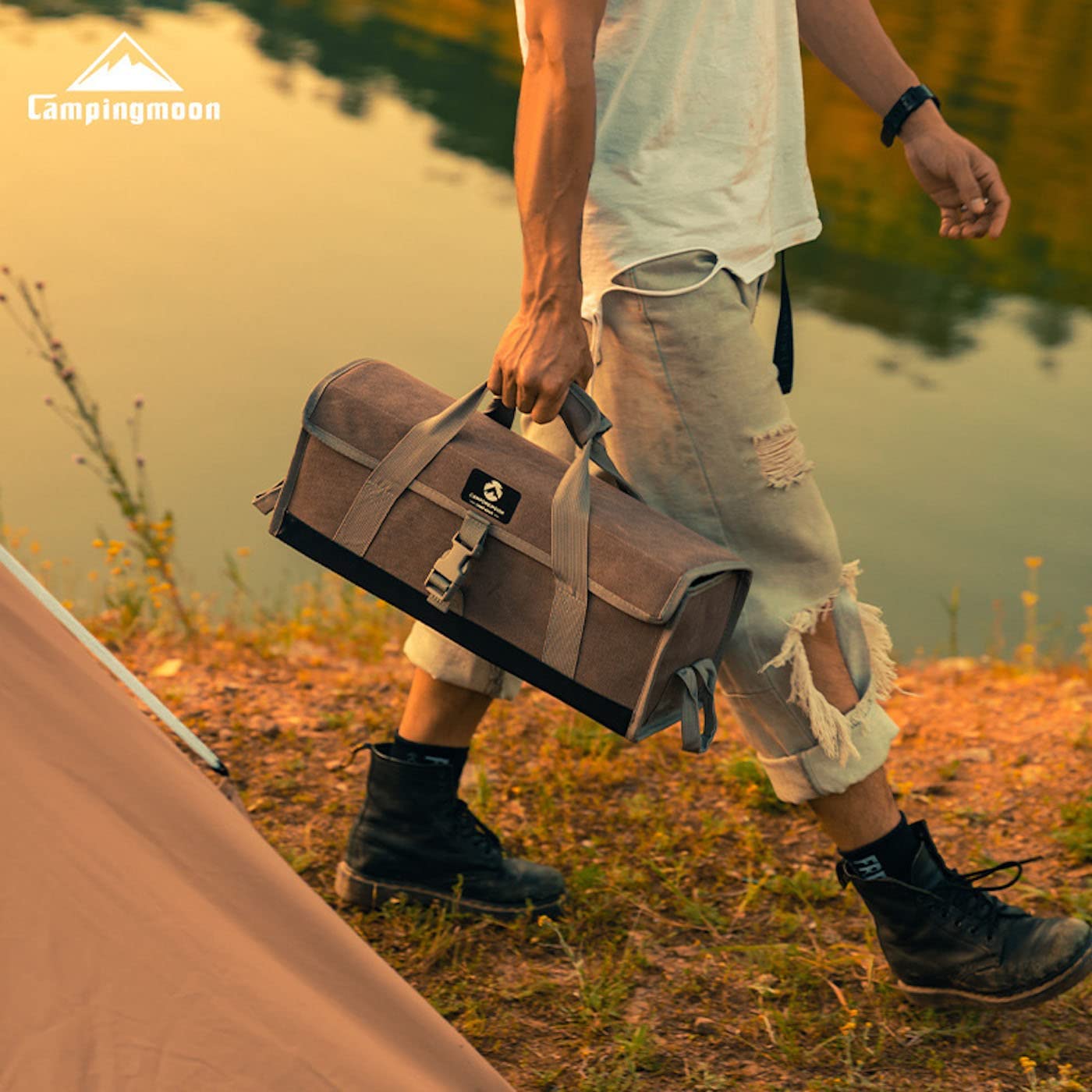 Túi đựng đồ dã ngoại canvas Campingmoon B-155C