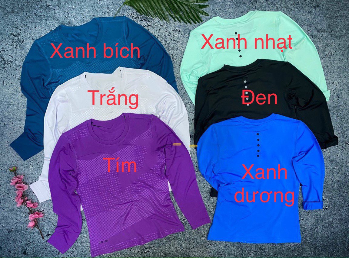 Áo Thun Lạnh Dài Tay Nữ Co Dãn 4 Chiều Đa Năng