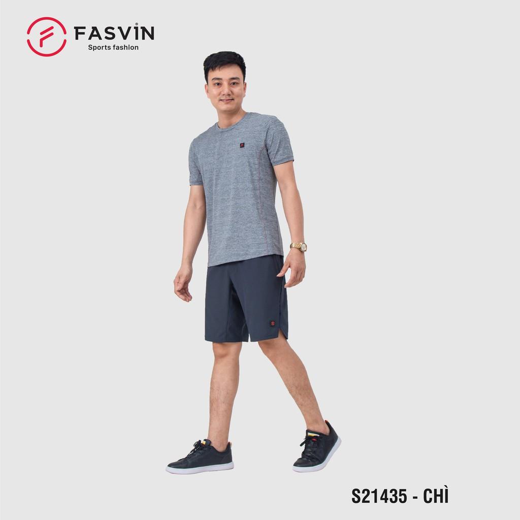 Quần short thể thao nam Fasvin S21435.HN chất liệu cao cấp mềm mịn thoải mái