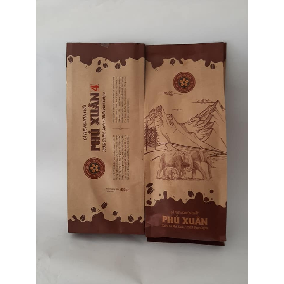 Cà phê phin - 1kg cà phê Arabica và Robusta nguyên chất dạng hạt - Phú Xuân 4