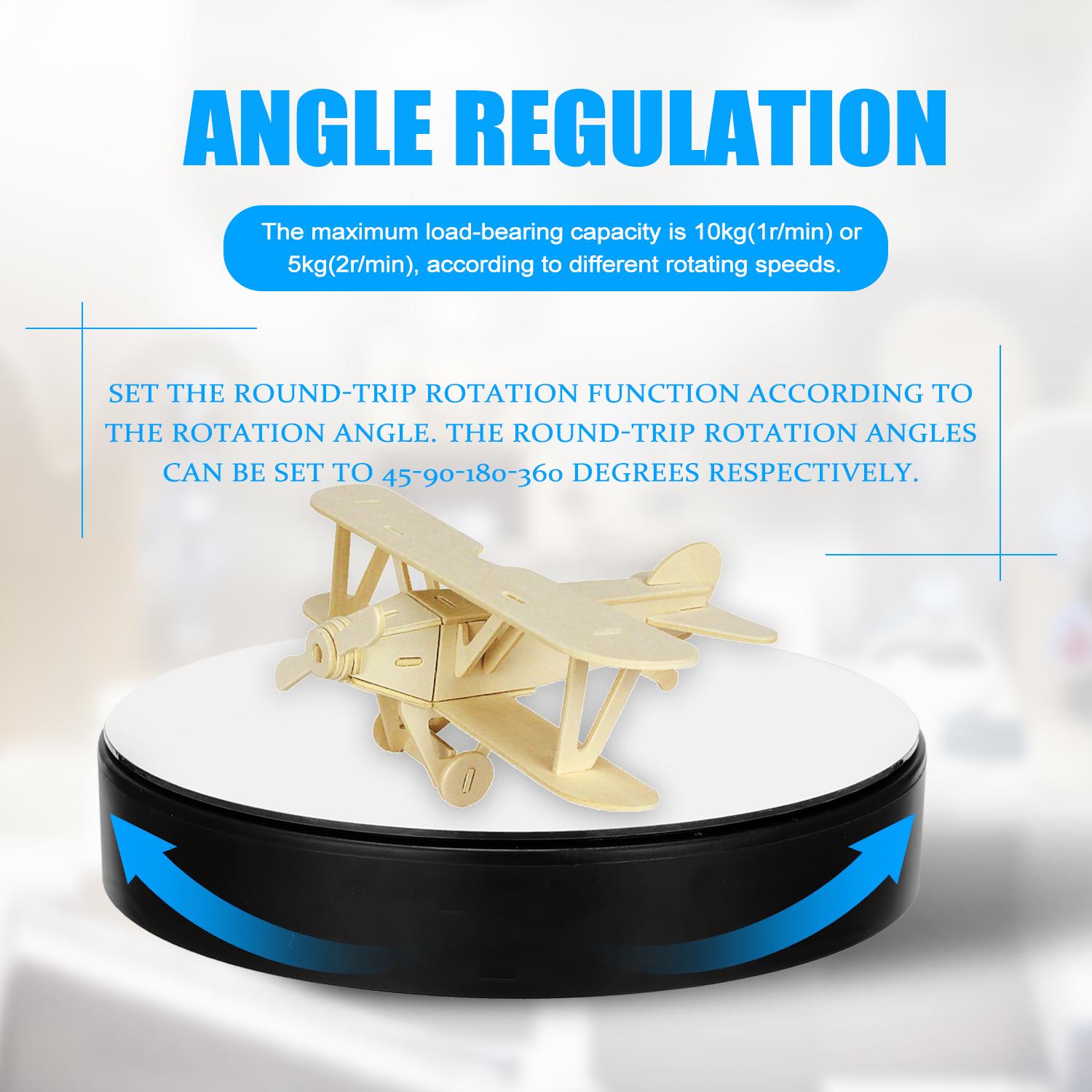 360 Degree Electric Rotating Turntable Display Stand for Video Photography Props Display Turntable