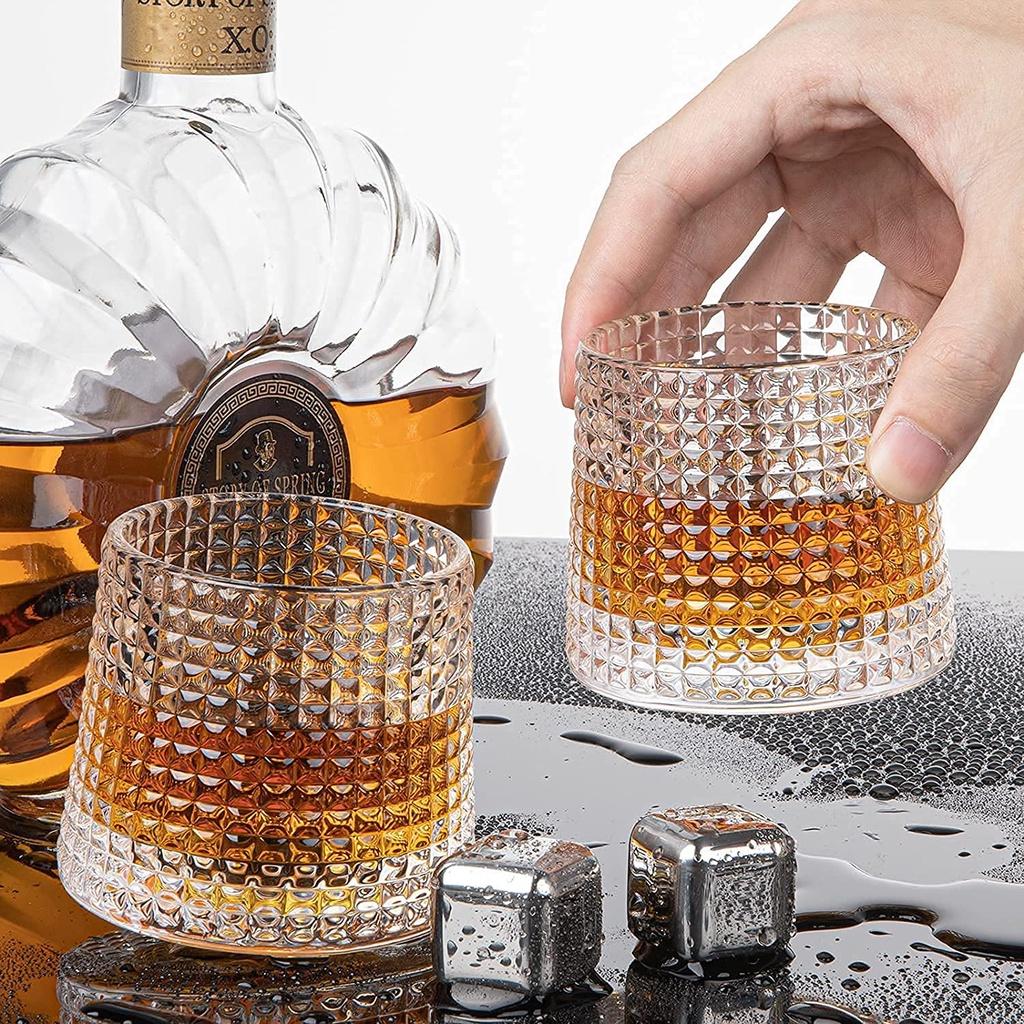 Bộ 6 ly Vang thủy tinh Rockie Checkered Old-Fashioned Glass