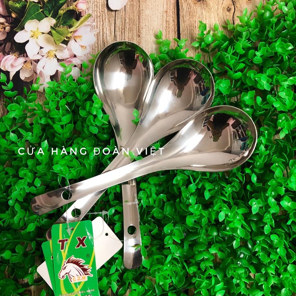 Muỗng muôi múc cơm inox. Vá Múc Cơm Inox