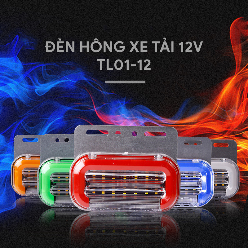 Đèn LED sườn, hông xe tải 12V TL01-12