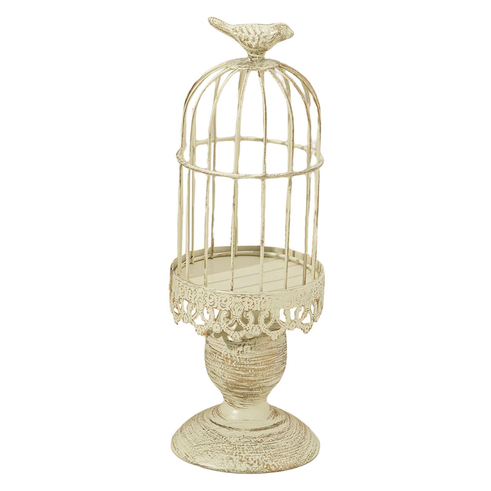 Bird Cage Candle Holder Pillar Candle Holder for Party Events Decoration