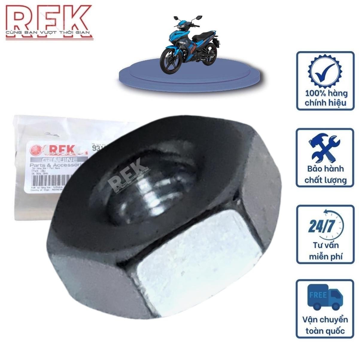 ỐC BÁT TĂNG SÊN DÙNG CHO XE YAMAHA CÔNG TY HOÀN THẠCH