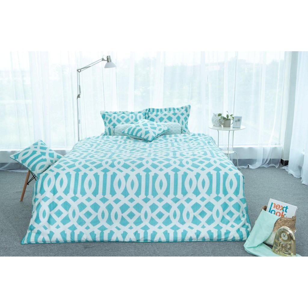 Ga bọc đệm và vỏ gối cotton Grand HQSM - 180 x 200 cm