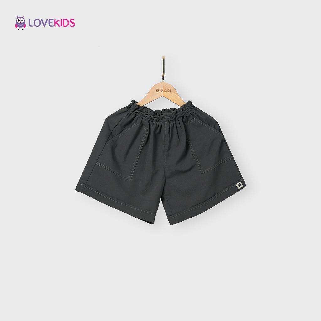 Quần short bé gái lưng chun LKG21SP001 - Lovekids