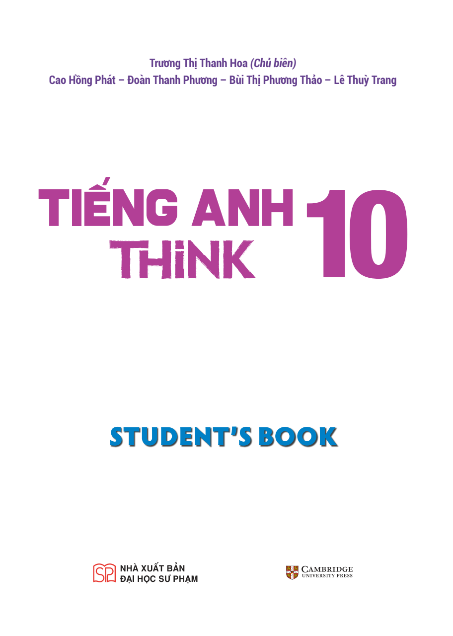 Tiếng Anh 10 Think - Workbook - ảnh 13