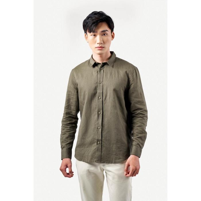 Áo sơ mi nam tay dài vải LINEN 3 màu 10S21SHL031CR1 | LASTORE MENSWEAR