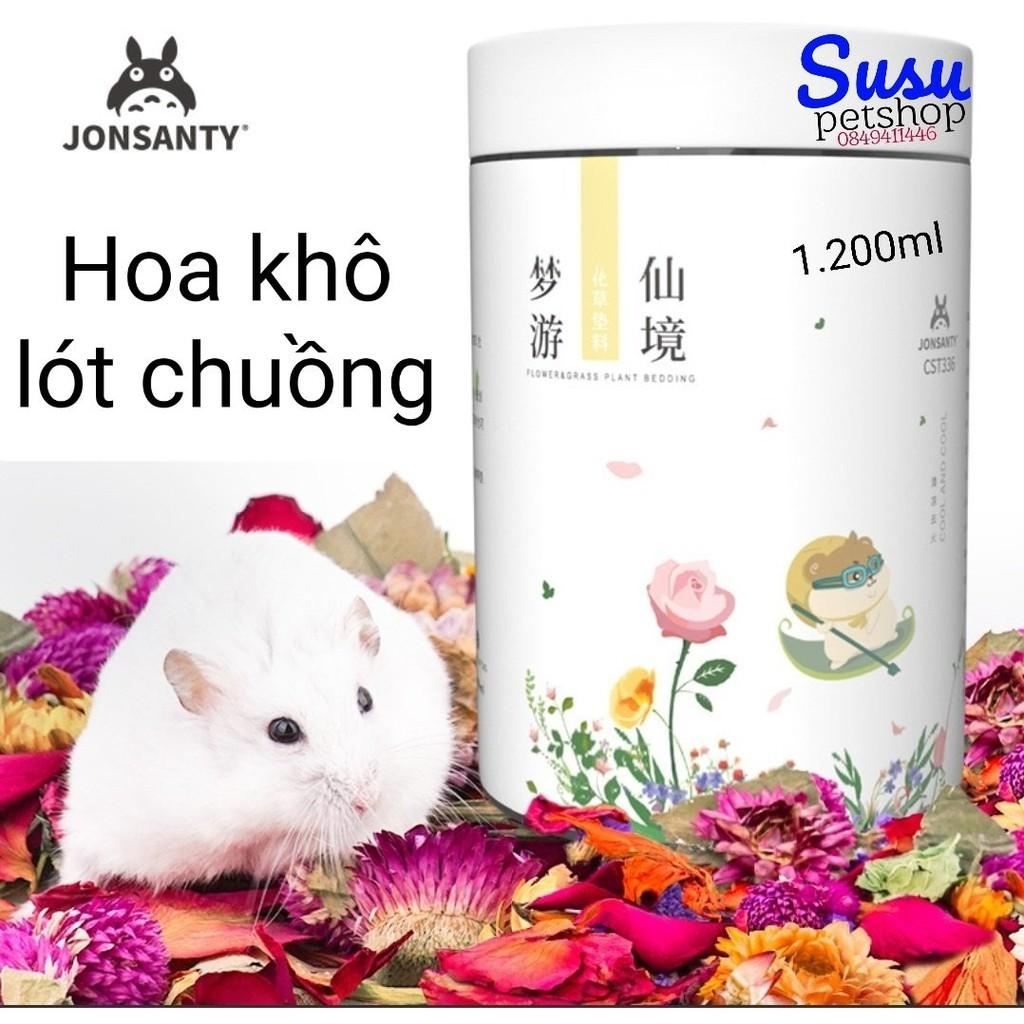 Hoa khô lót chuồng cho hamster