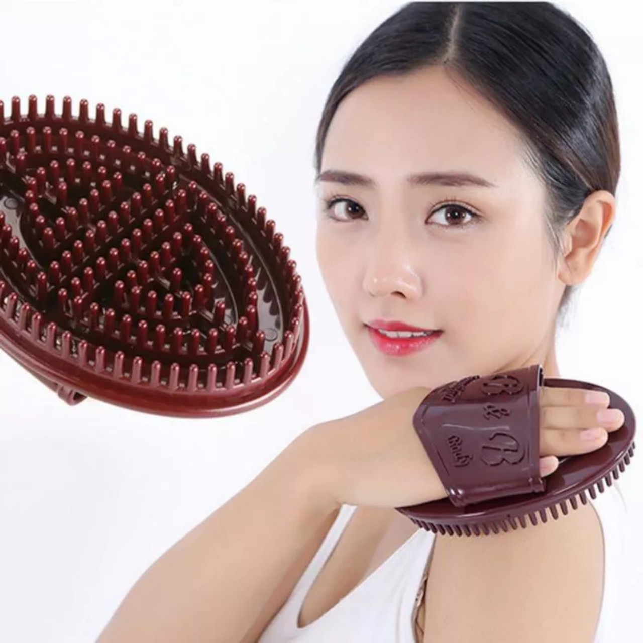 Bàn chải/ bàn chà thông kinh lạc, giảm béo