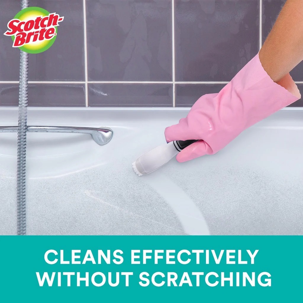 Bàn chải chà sàn sợi nylon cao cấp có tay cầm Scotch-Brite 3M BCNL-552