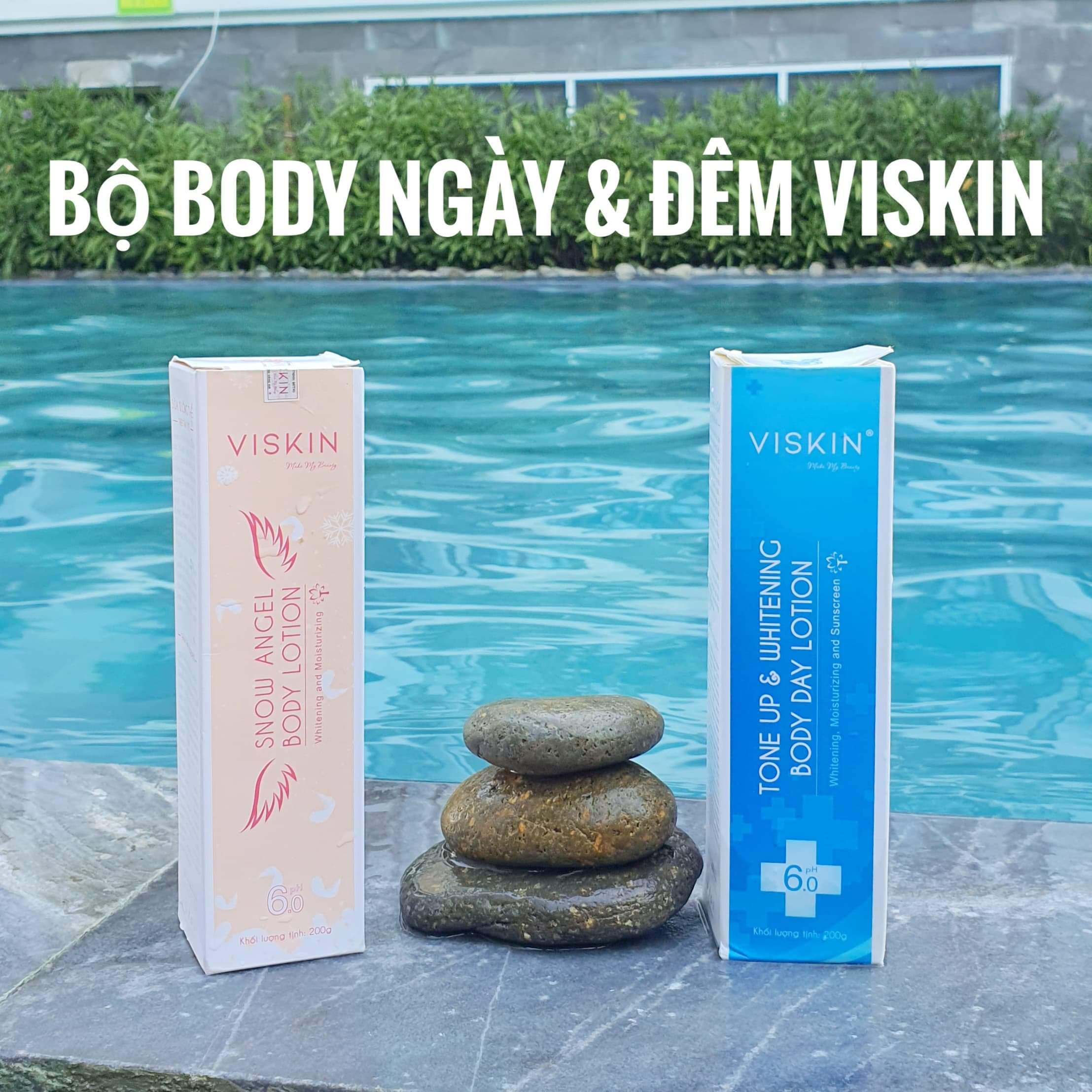 BỘ SẢN PHẨM DƯỠNG TRẮNG DA BODY VISKIN