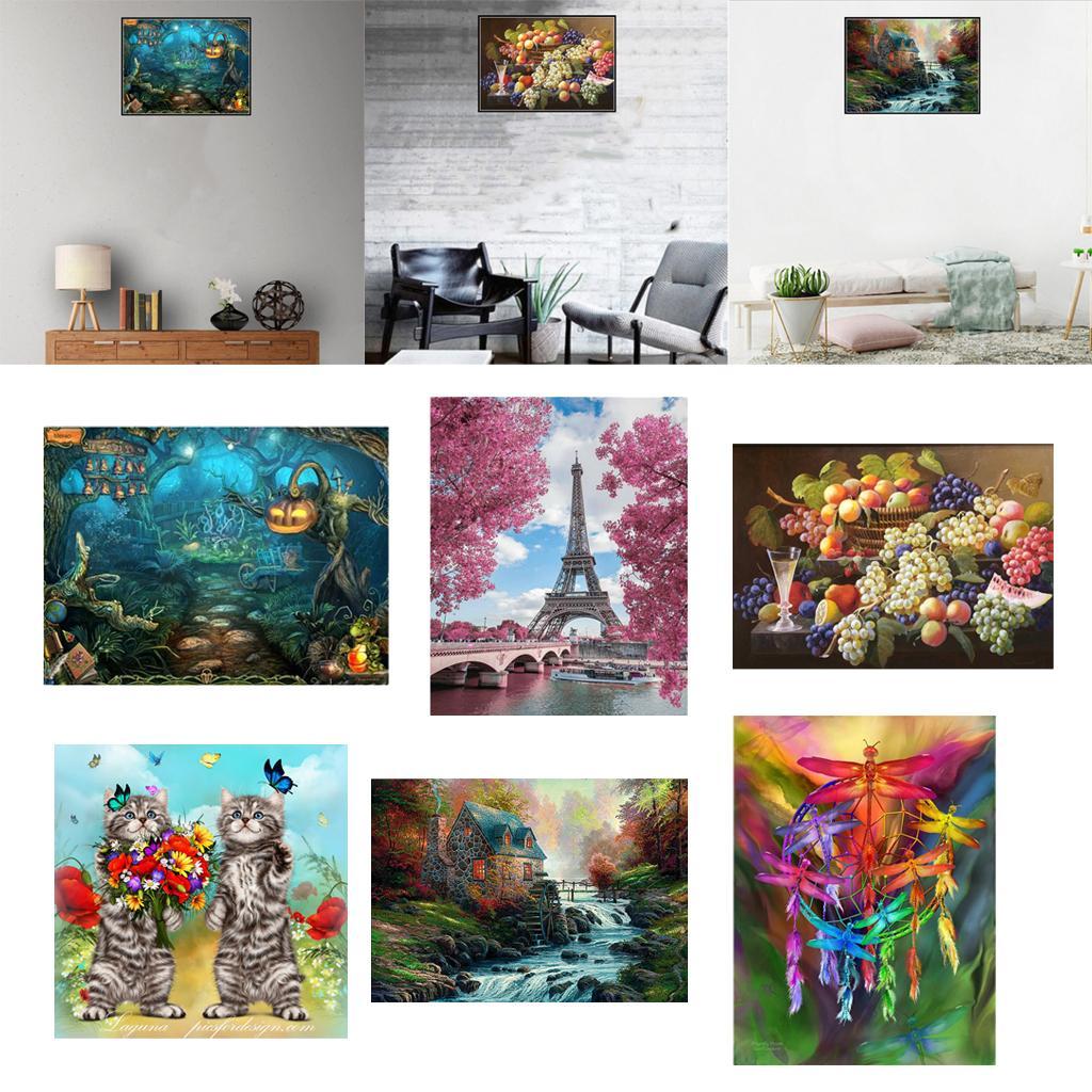 DIY  Handmade Full Drill Painting Halloween 30x40cm