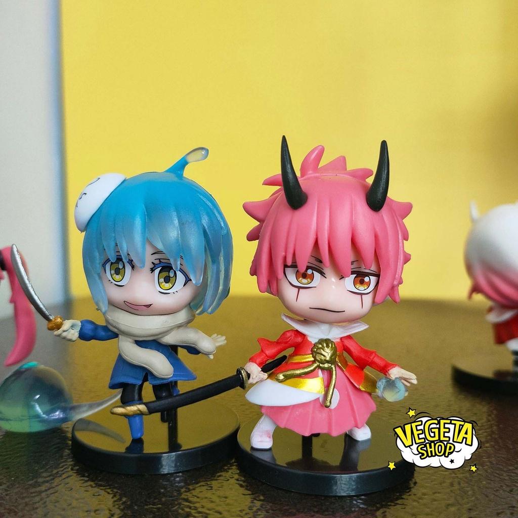 Mô hình Chuyển sinh thành Slime - Rimuru Tempest Shion Benimaru Milim Nava Souei Shuna - Cao 6~7cm - Anime Manga Slime