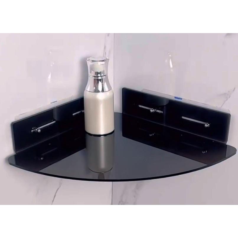 Dày 3mm, 10 màu sắc,20x20x3cm, 30x30x5cm, 25x25x5cm 40x40x5cm, Kệ Mica treo tường phòng ngủ, nhà tắm, Giá treo tường