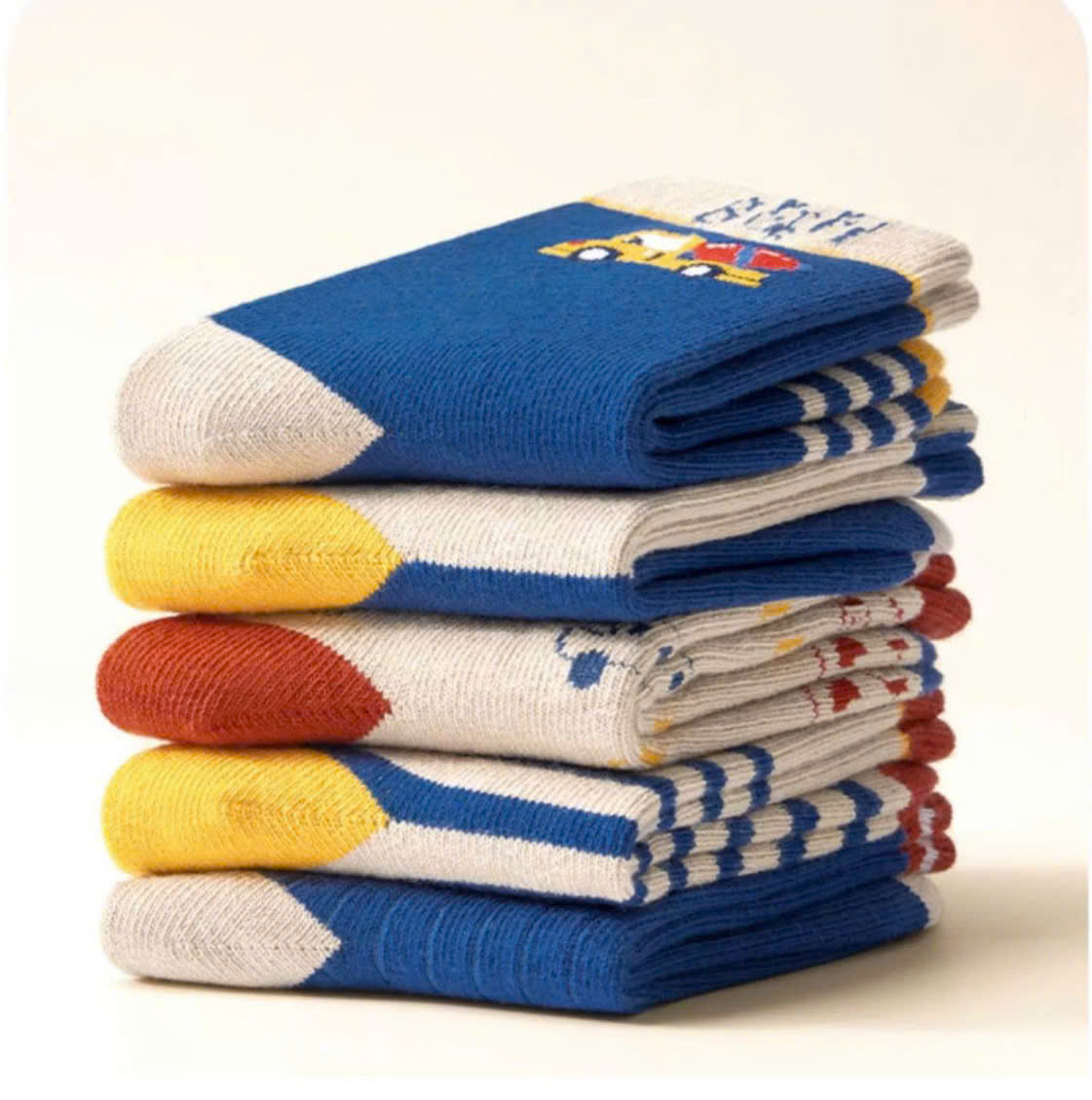 SET 5 ĐÔI TẤT VỚ XANH 02 DỄ THƯƠNG TỪ 1-12 TUỔI DÀNH CHO BÉ TRAI BÉ GÁI