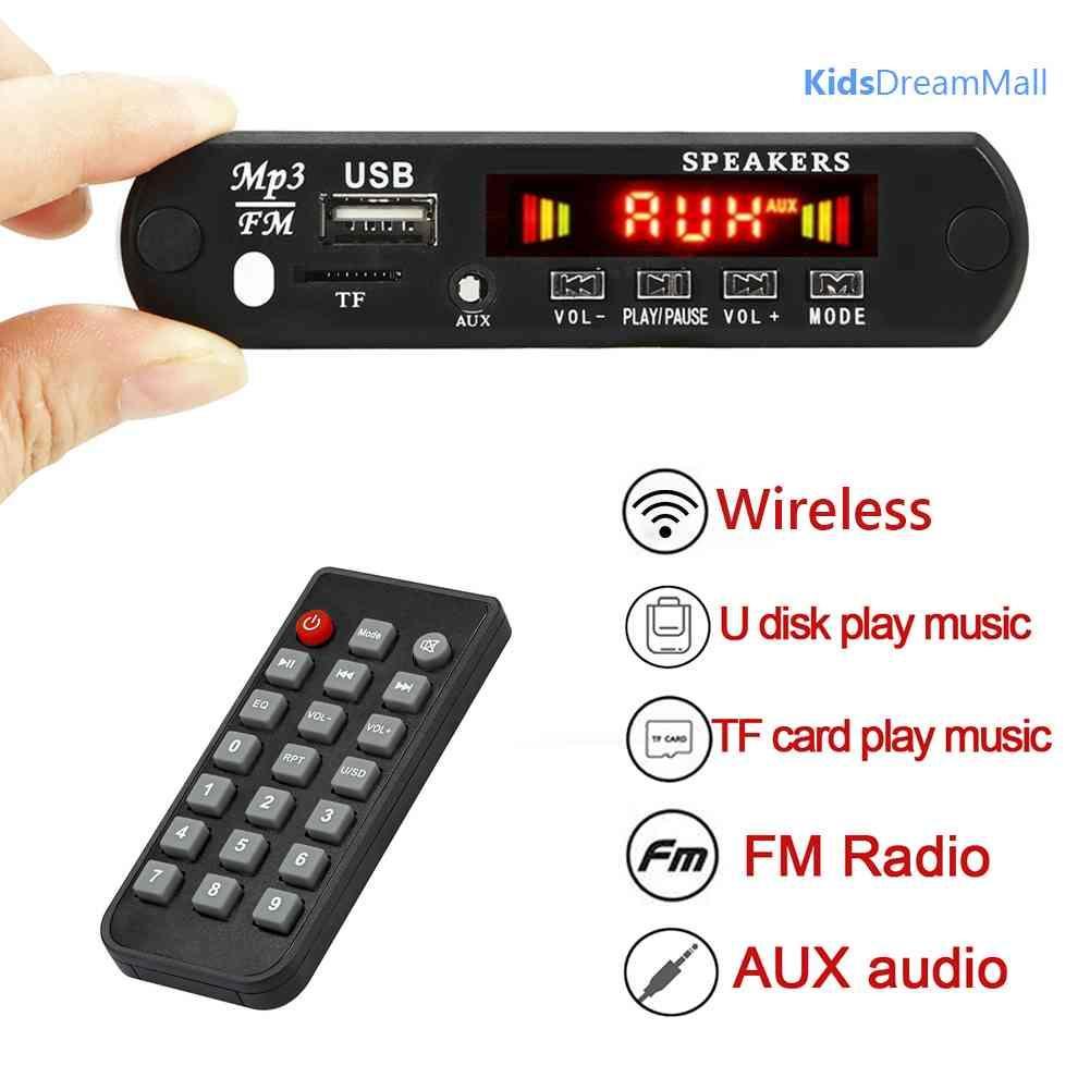 Mới Bảng Mạch Khuếch Đại Âm Thanh MP3 Bluetooth DC 8V-24V 2 X 60W