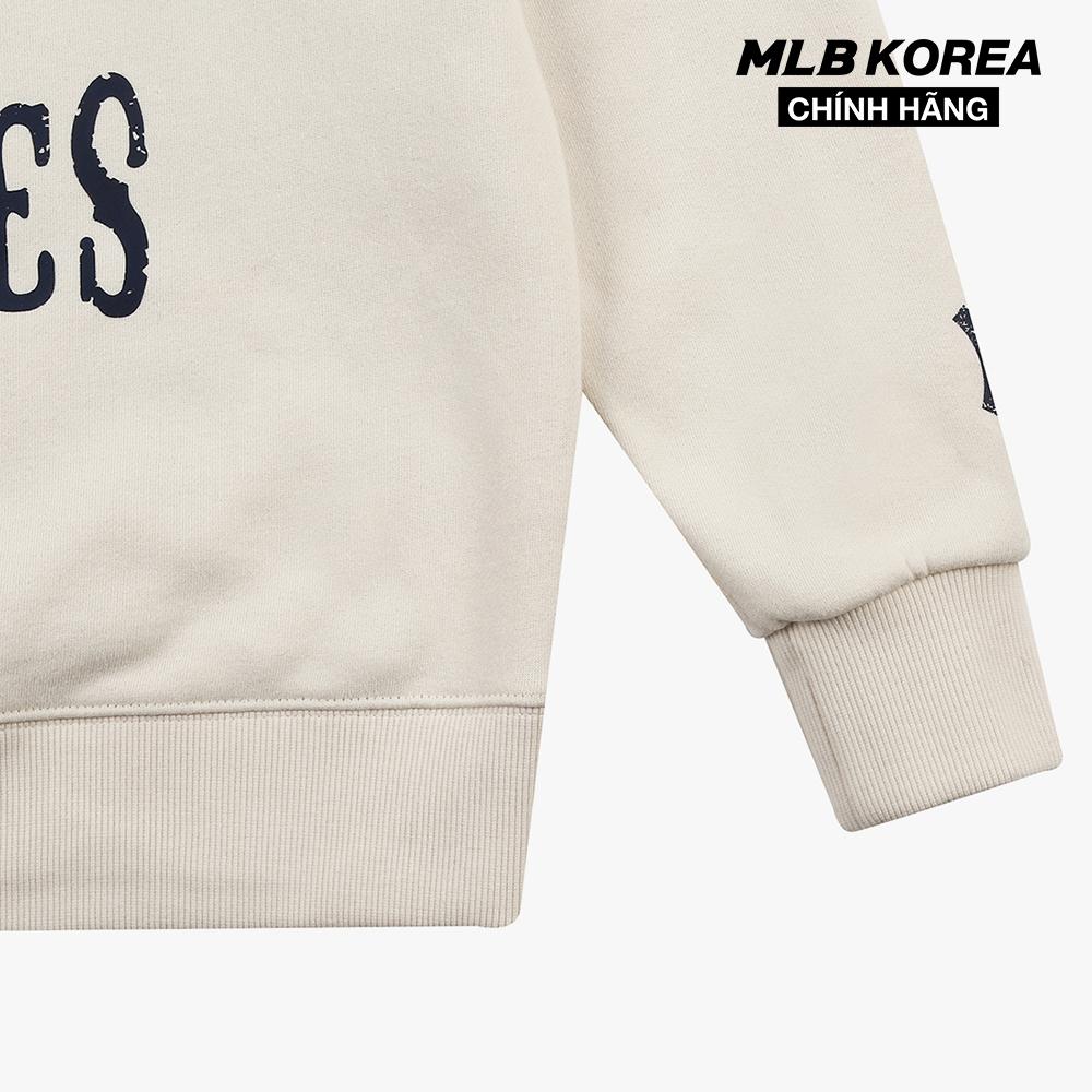 MLB - Áo sweatshirt phom suông tay dài Retro 31MT5A061-50I