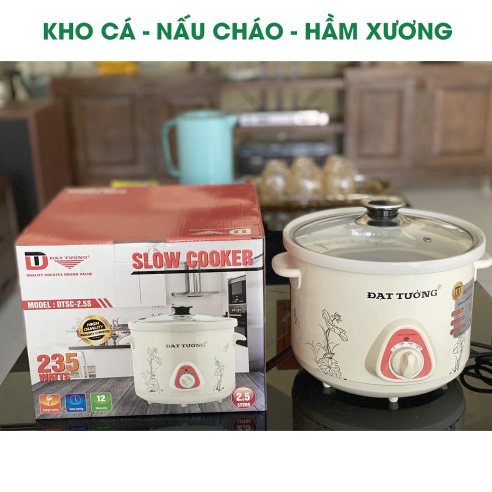 Nồi điện kho cá thịt hầm cháo chậm - Nồi điện nấu cháo đạt tường