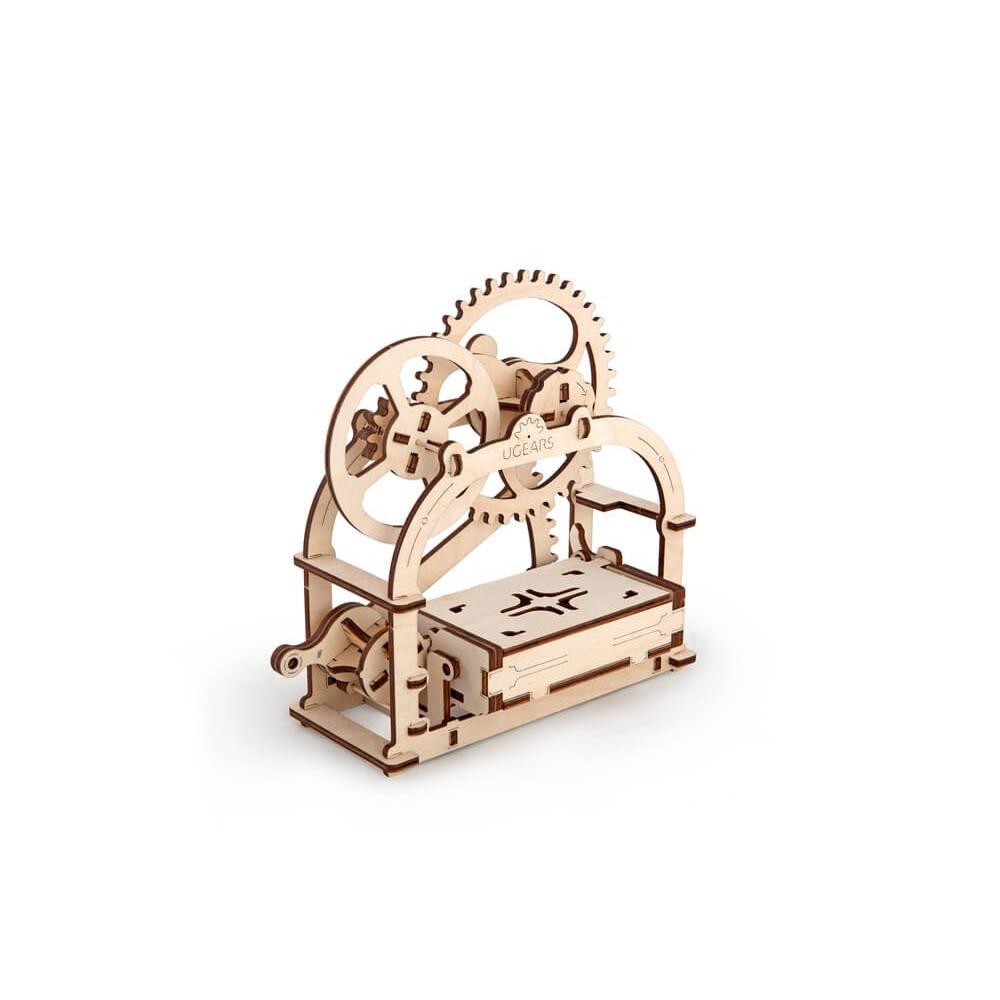 Mô hình gỗ cơ khí, UGEARS Mechanical Etui, Hộp đựng card ảo thuật, mô hình lắp ráp 3D, Hàng chính hãng Ugears, nhập khẩu nguyên bộ EU, Đồ chơi trí tuệ