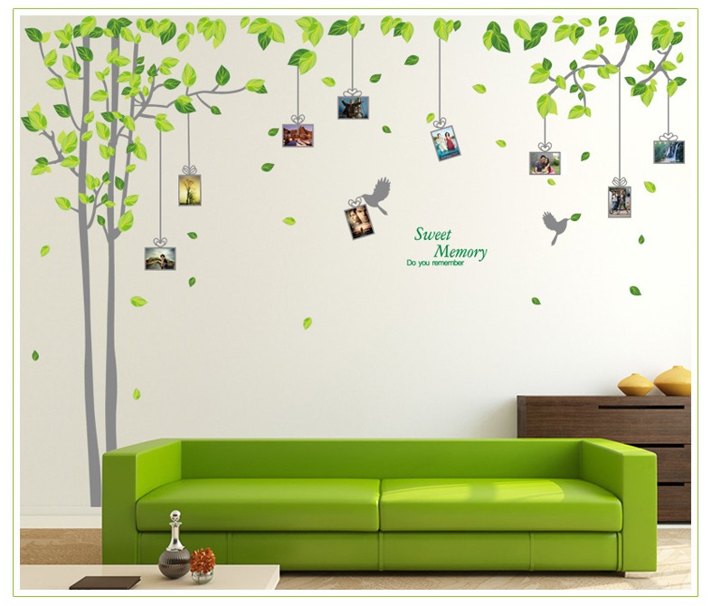 Decal dán tường Cây treo ảnh 7 AmyShop DCX014