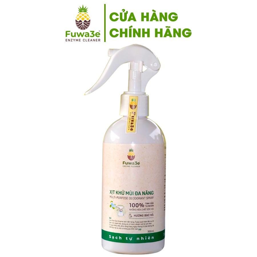 Combo Nước rửa bát 500ml, xịt tẩy đa năng 500ml, nước tẩy bồn cầu 500ml, xịt khử mùi đa năng 300ml Fuwa3e