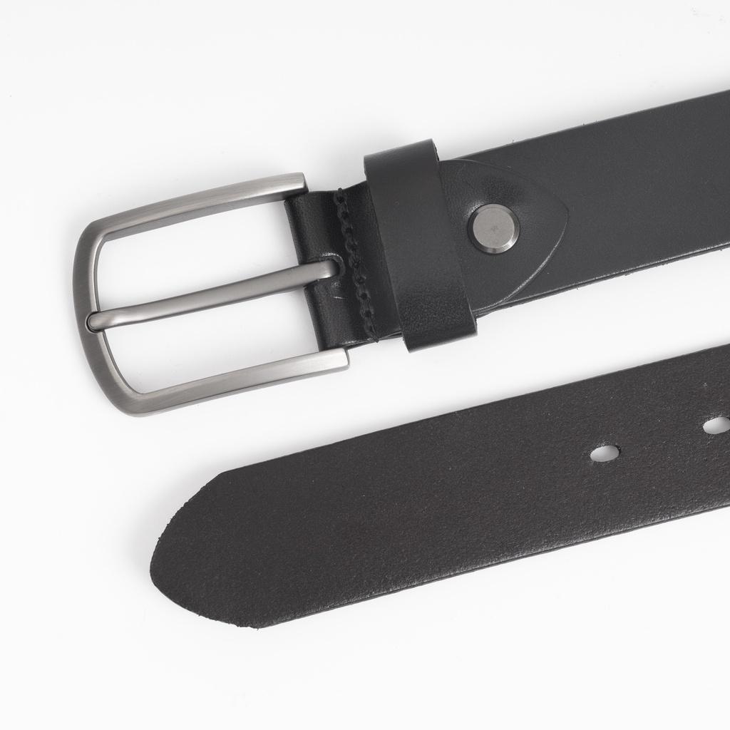 LADODI Thắt Lưng Da Bò Nguyên Miếng Thật 3.8 Cm Khóa Gài Hợp Kim Sáng Màu Thời Trang Cao Cấp Cho Nam - Bảo Hành 2 Năm