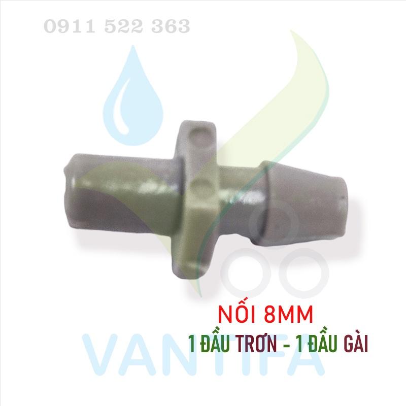 100 cái nối 8mm 1 đầu trơn, 1 đầu gài