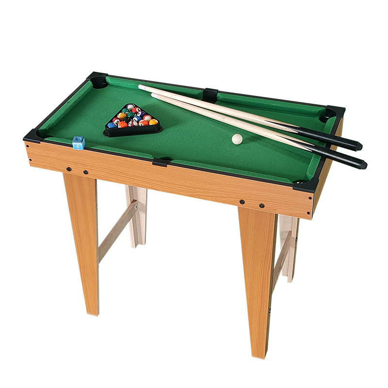 Đồ chơi bàn Bi-A bằng gỗ Table Pool TP-70 chân cao kích thước 70x40x60cm phù hợp với nhiều lứa tuổi