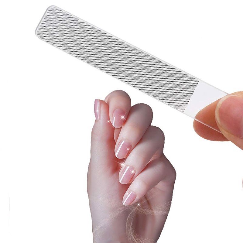 Dụng Cụ Dũa Móng Tay Bằng Kính Nano Chuyên Nghiệp 9Cm Kèm Hộp Đựng