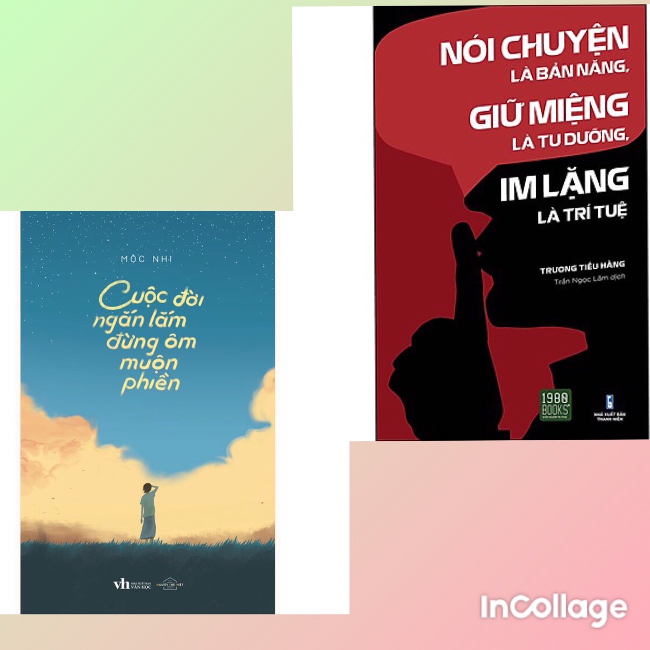 COMBO 2 cuốn Nói Chuyện Là Bản Năng, Giữ Miệng Là Tu Dưỡng, Im Lặng Là Trí Tuệ + Cuộc đời ngắn lắm đừng ôm muộn phiền