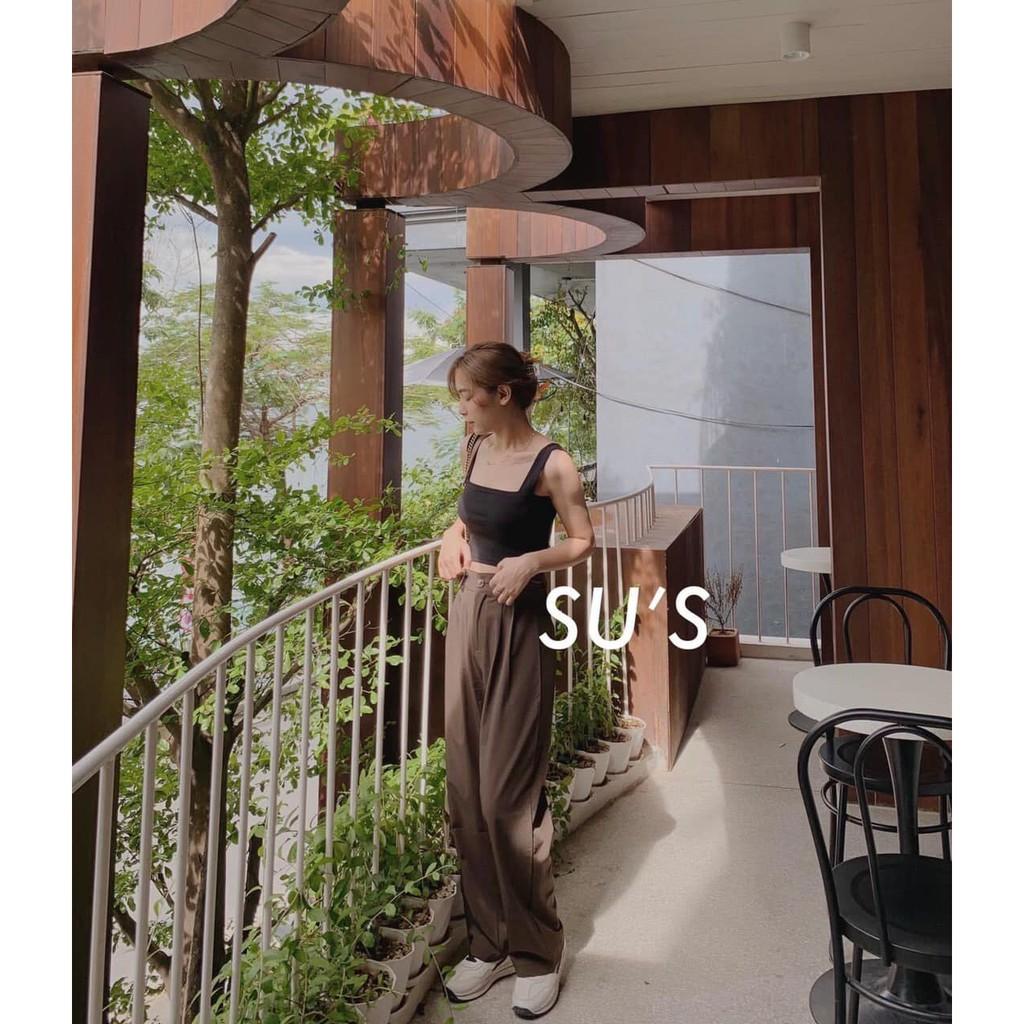 Áo 2 Dây Cổ Vuông