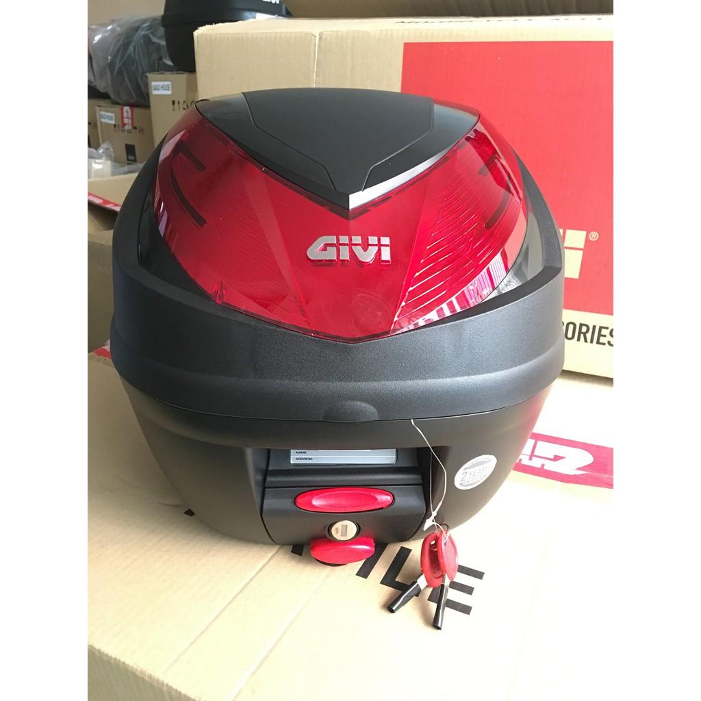 Thùng givi E250N và baga givi lắp cho xe Wave S110