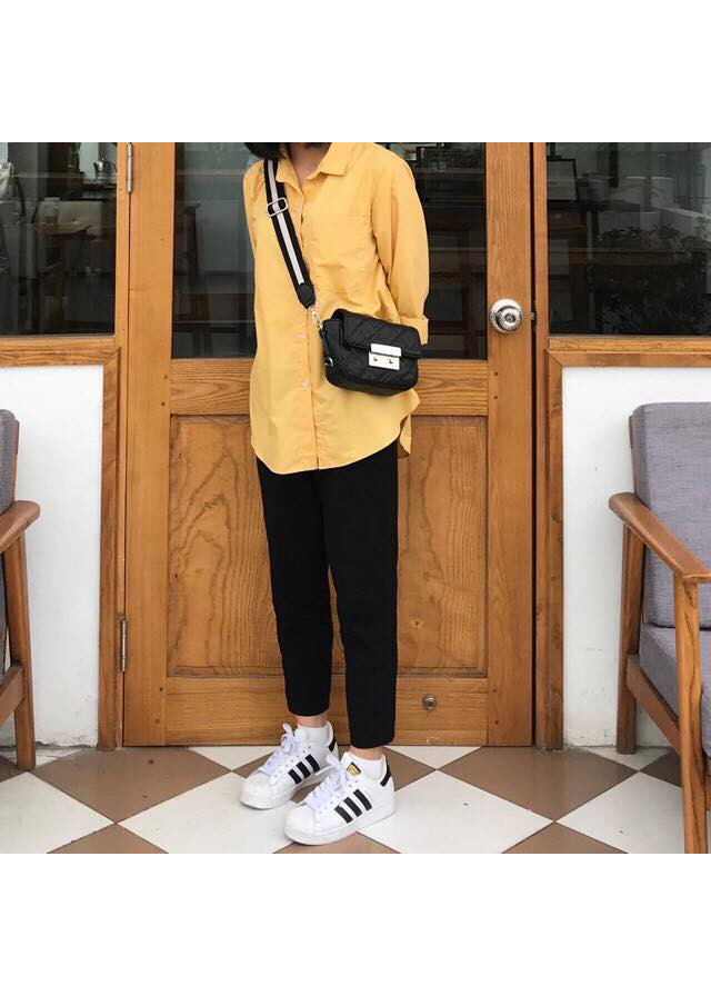 Quần kaki baggy basic pants 
