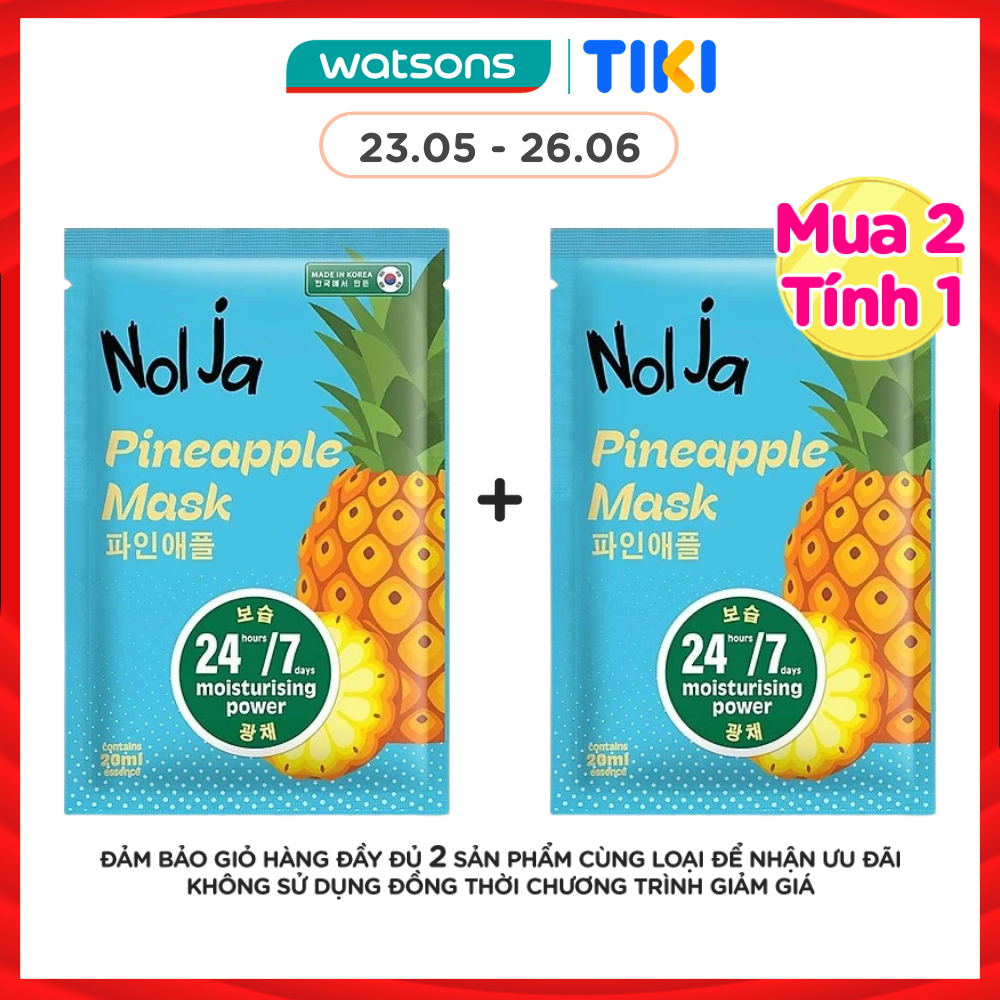 Mặt Nạ Nolja Pineapple Mask 24/7 1sheet