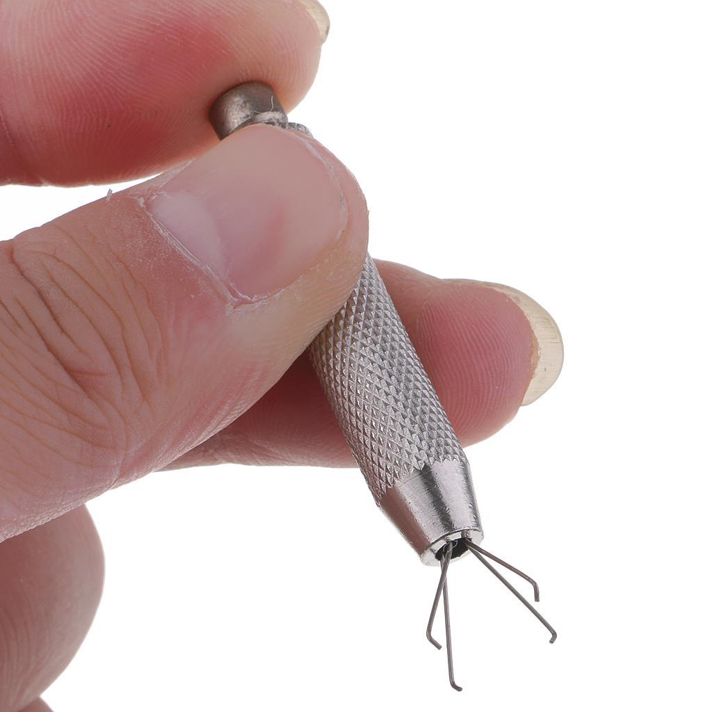 2x Craft Jewelry Beading Scoops Diamong Tweezer &amp; Gemstone Bead Pick Up Tool