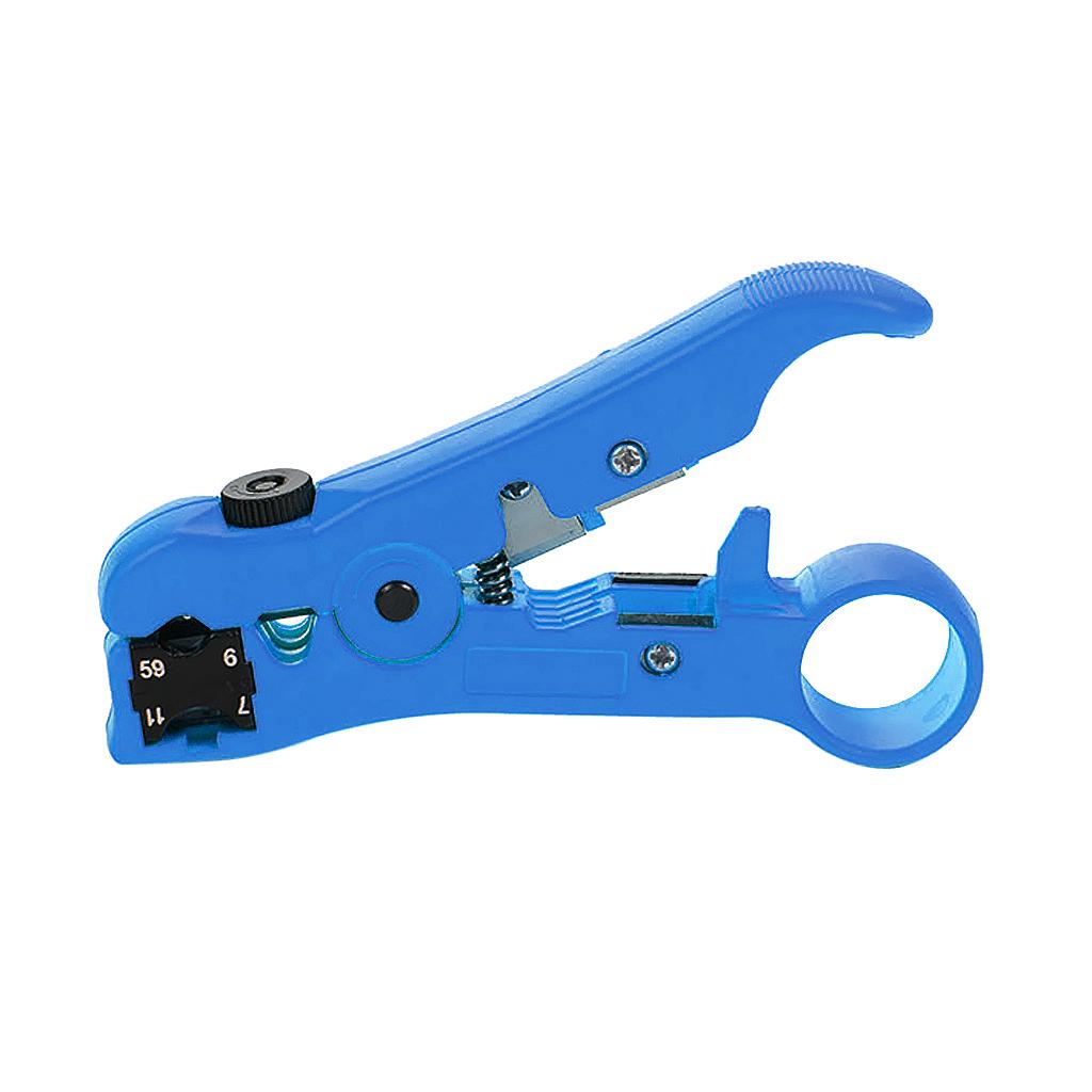 Rotary Coaxial Cable Wire Cutter Stripping Tool RG69/6/11/7 Stripper Yellow