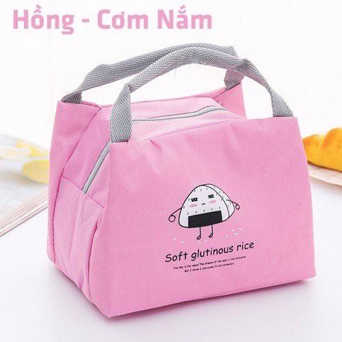 BÁN SỈ Túi Giữ Nhiệt Túi Đựng Cơm Giữ Nhiệt Đa Năng Hình Thú 3 Lớp Có Khoá Kéo Tiện Lợi 88218 SHOP TIỆN ÍCH