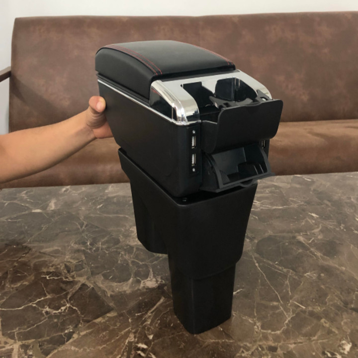Hộp tỳ tay dành cho ô tô, xe hơi Honda City 2014 - 2019 tích hợp 7 cổng USB DUSB-HDCTY